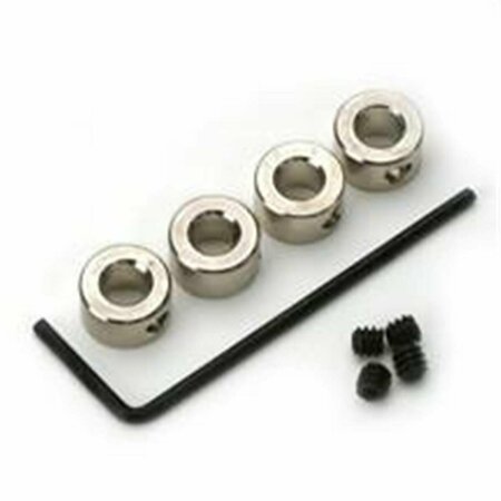 DUBRO PRODUCTS 0.15 in. Dura Collars, Nickel Plated DUB140
